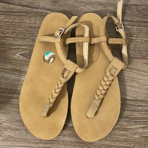 Rainbow Braided sandals